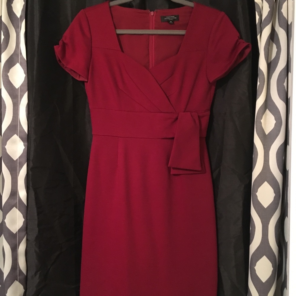 Tahari Sweetheart “Wrap” Dress